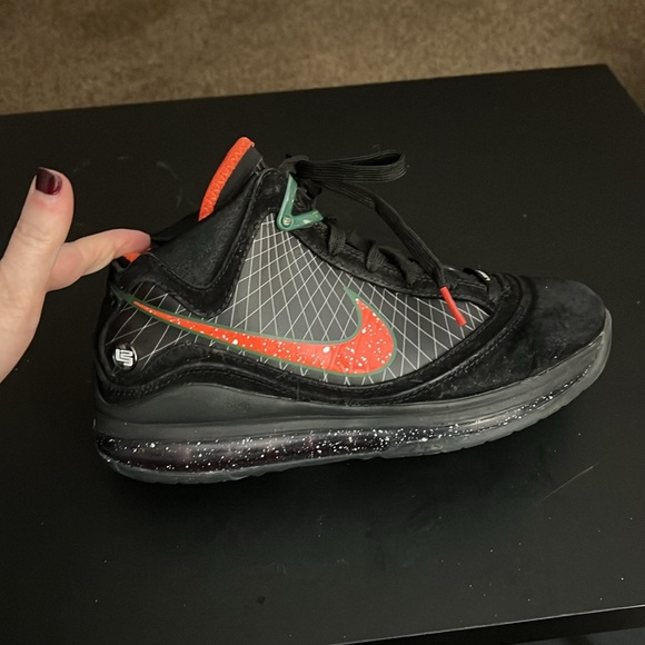 NIKE Mens Florida A&M LeBron James 7 Retro Rattlers Basketball Shoes,Sz 8,GUC. - Picture 9 of 12
